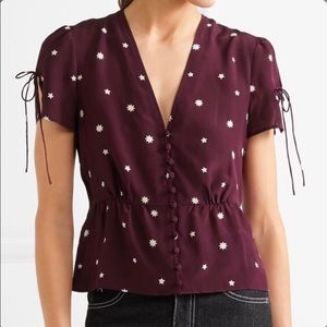 Madewell Silk Star Blouse